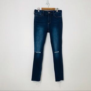 Hollister high-rise crop stretch skinny jeans